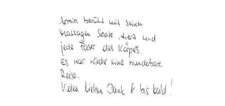 Guestbook entry